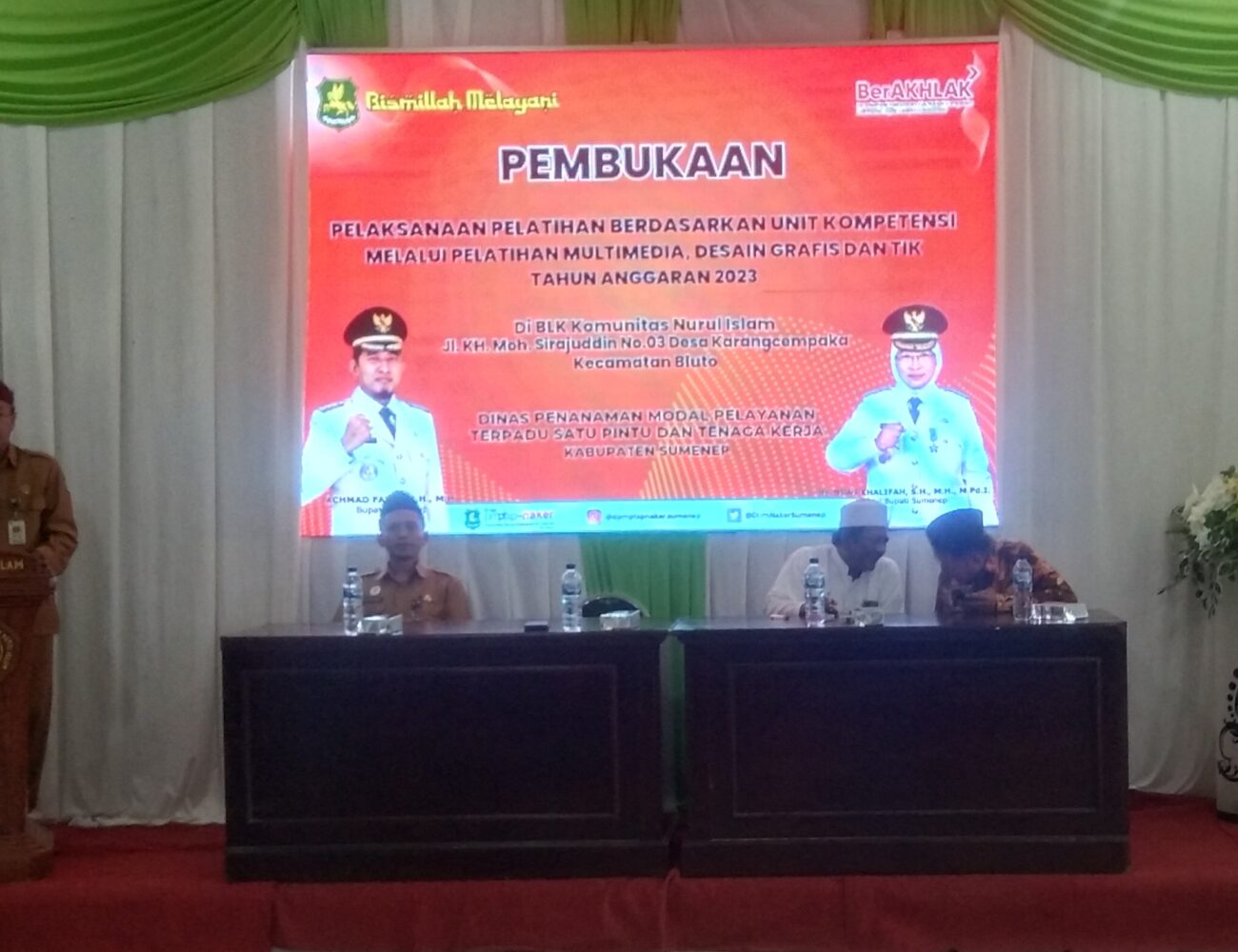 Gandeng Ponpes Nurul Islam, DPMPTSP dan Naker Berikan Pelatihan Berbasis Kompetensi