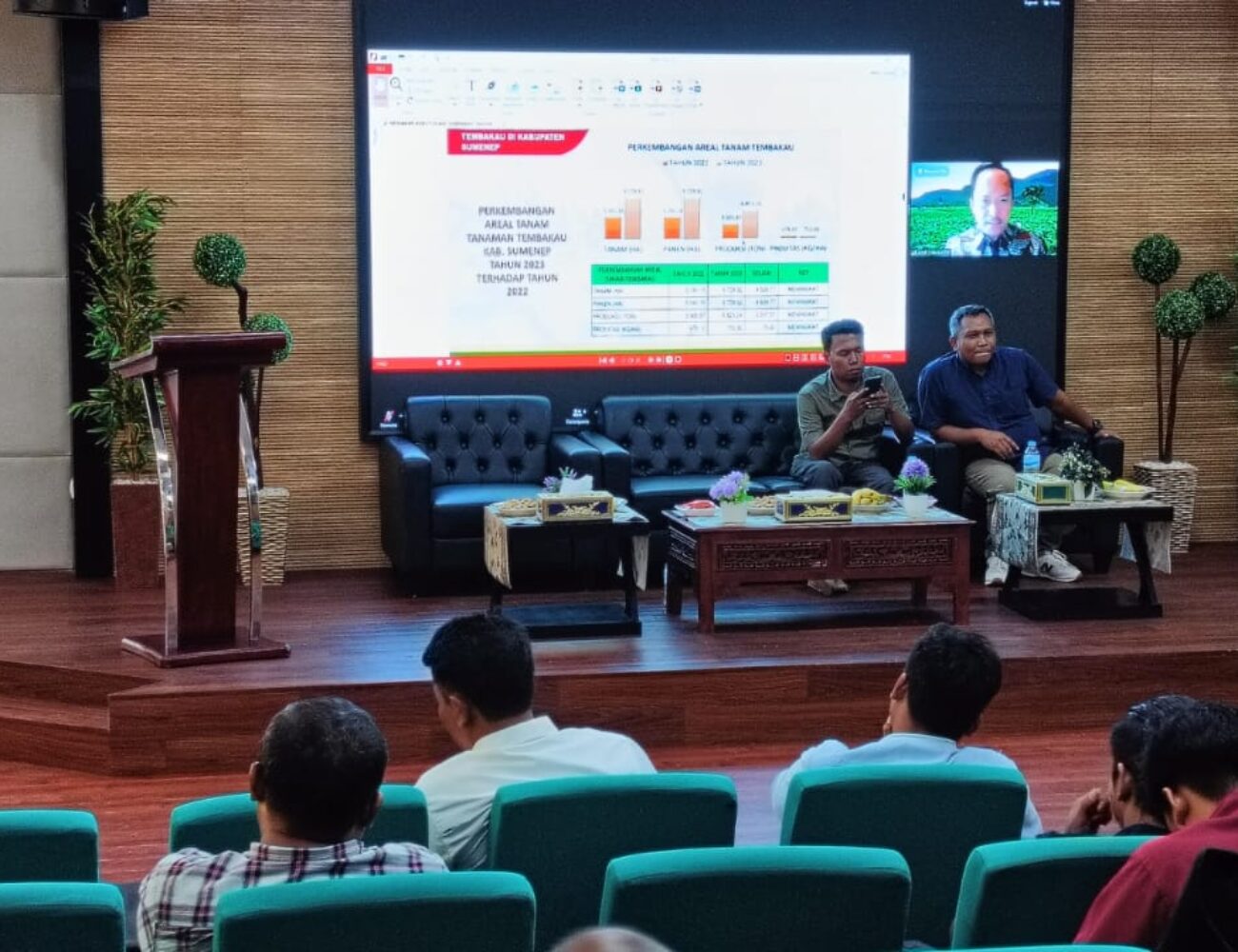 Jadi Pemateri Pada FGD Tembakau, Kepala DKPP Sumenep Minta Petani Sesuaikan Kebutuhan Pasar dan Pabrikan