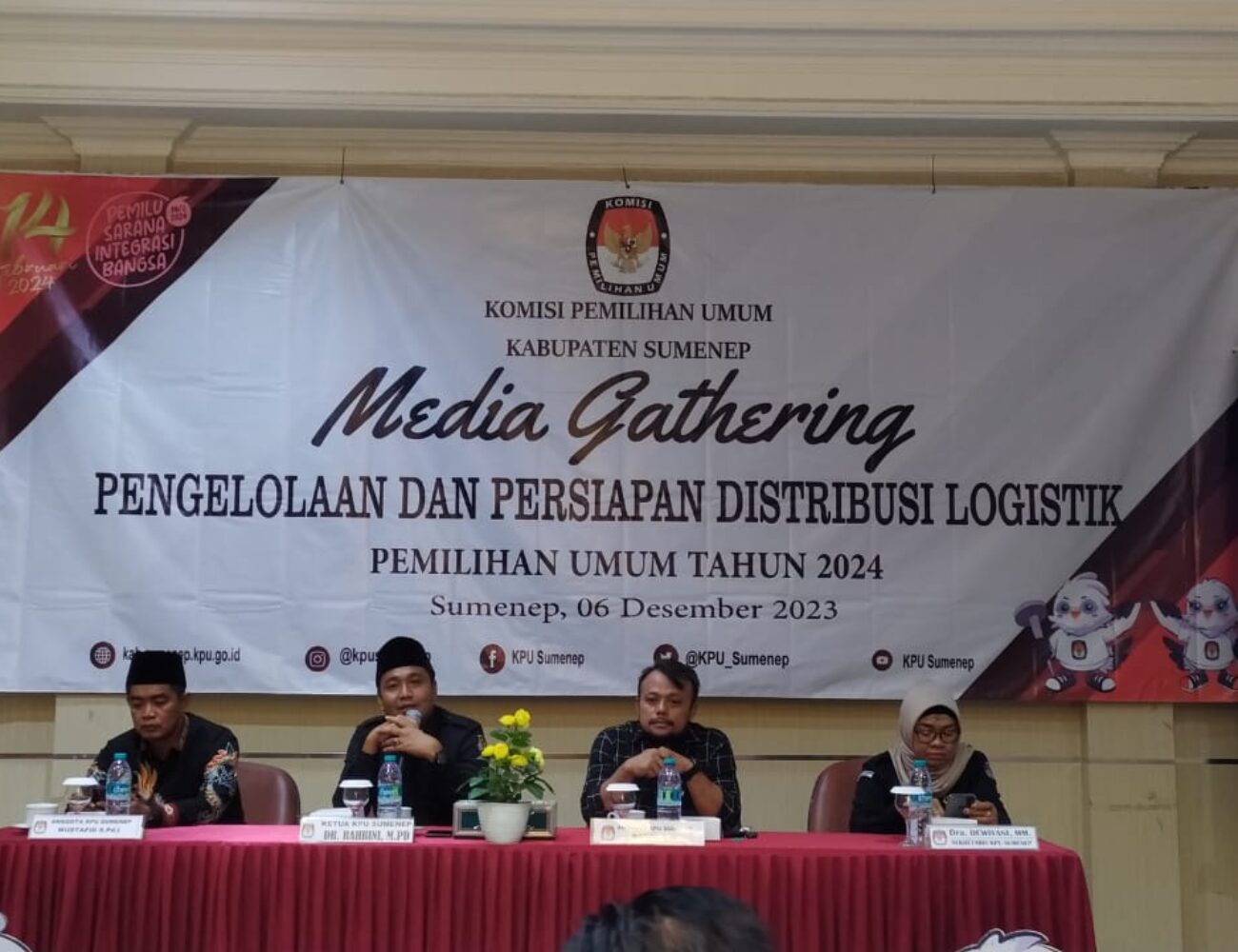 Menjelang Pelaksanaan Pemilu, KPU Sumenep Gelar Media Gathering Bersama Sejumlah Wartawan