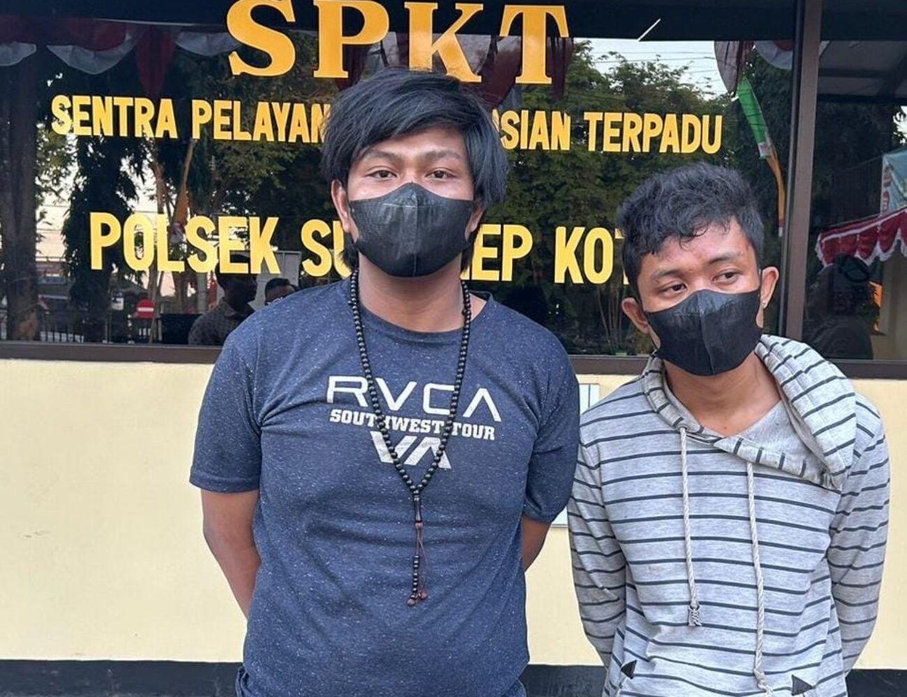 Dua Pemuda Asal Kecamatan Lenteng Diringkus Polisi