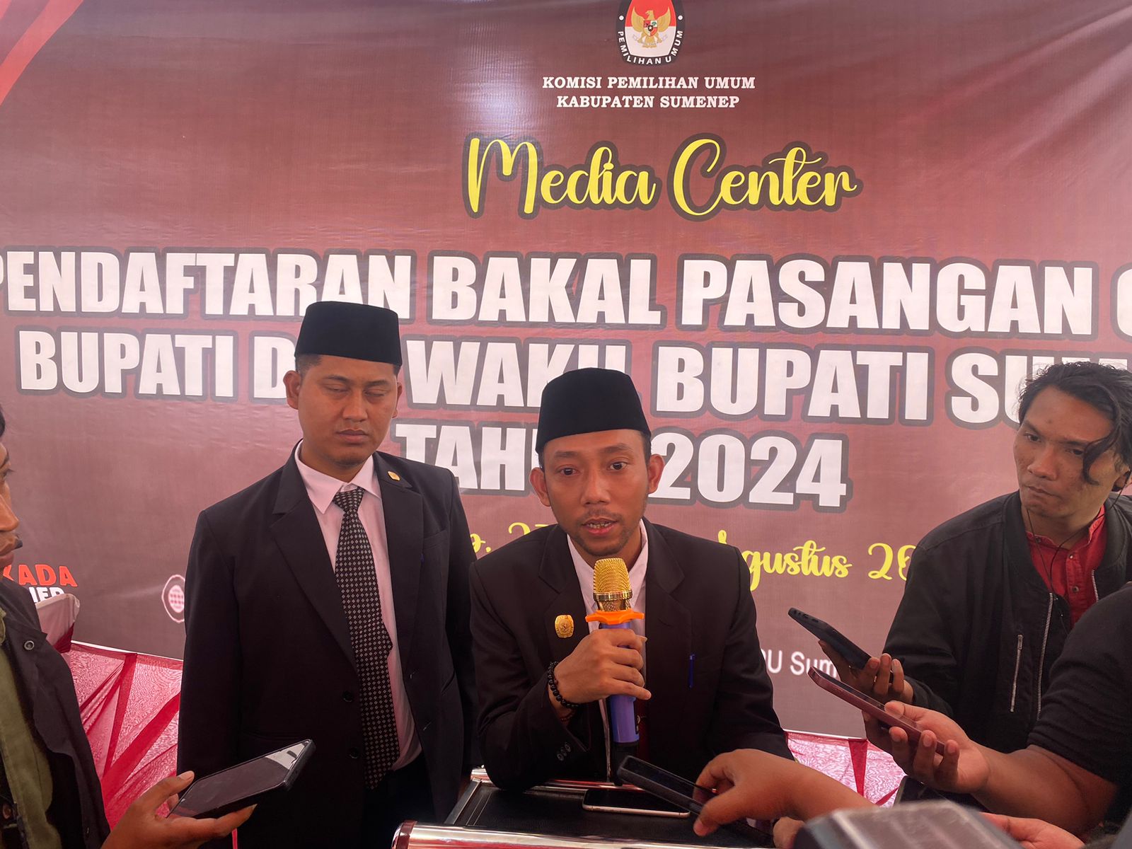 KPU Sumenep Terima Berkas Pendaftaran Dua Paslon Pada Pilkada 2024