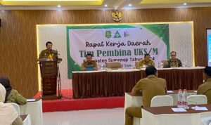 Guna Mengevaluasi Capaian dan Tantangan Pada Program UKS/M, Bagia Kesra Sumenep Menggelar Rakerda