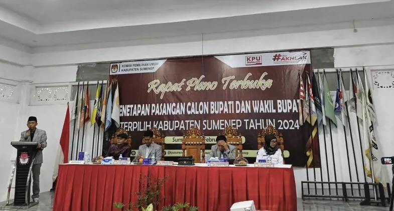 KPU Sumenep Tetapkan Fauzi-Imam Sebagai Pasangan Calon Bupati dan Wakil Bupati Pada Pilkada 2024