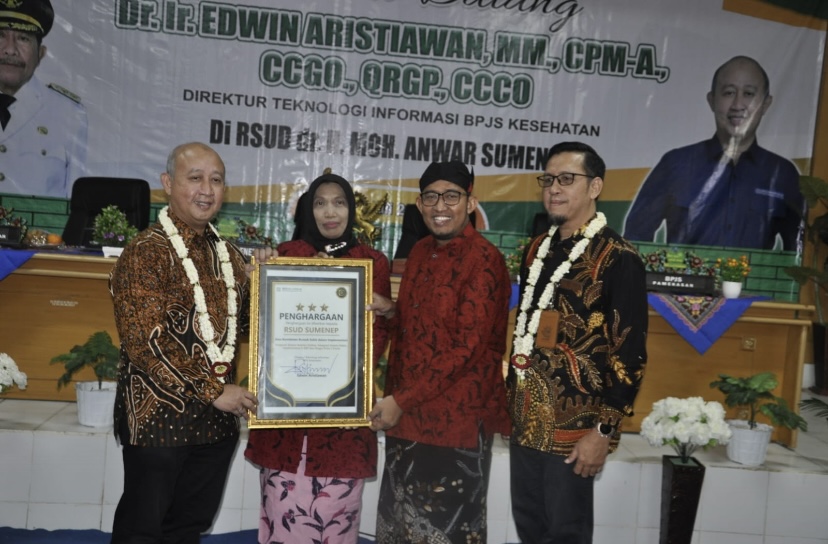 RSUD dr. H. Moh. Anwar Sumenep Terima Penghargaan dari BPJS Kesehatan RI atas Komitmen Transformasi Layanan Digital