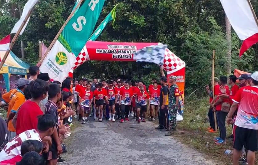 Ratusan Warga Meriahkan Fun Run Kedua di Pulau Masalima