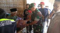 Komandan Kodim 0827 Sumenep Salurkan Bantuan Bagi Korban Gempa Pulau Sapudi