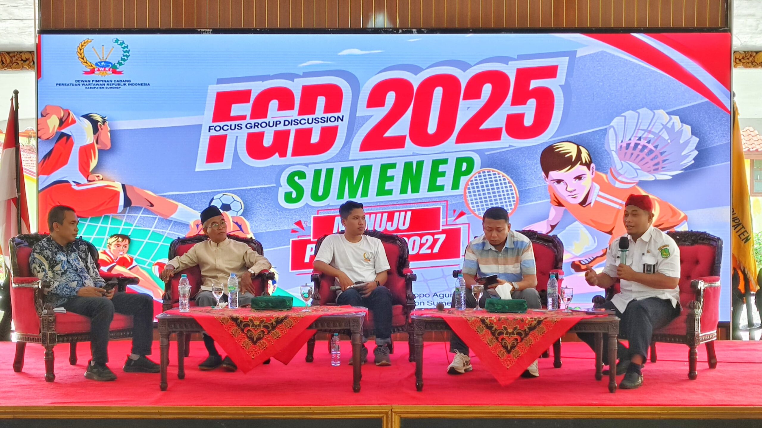 FGD PWRI Jadi Titik Balik Pembinaan Atlet Sumenep Hadapi Porprov 2027
