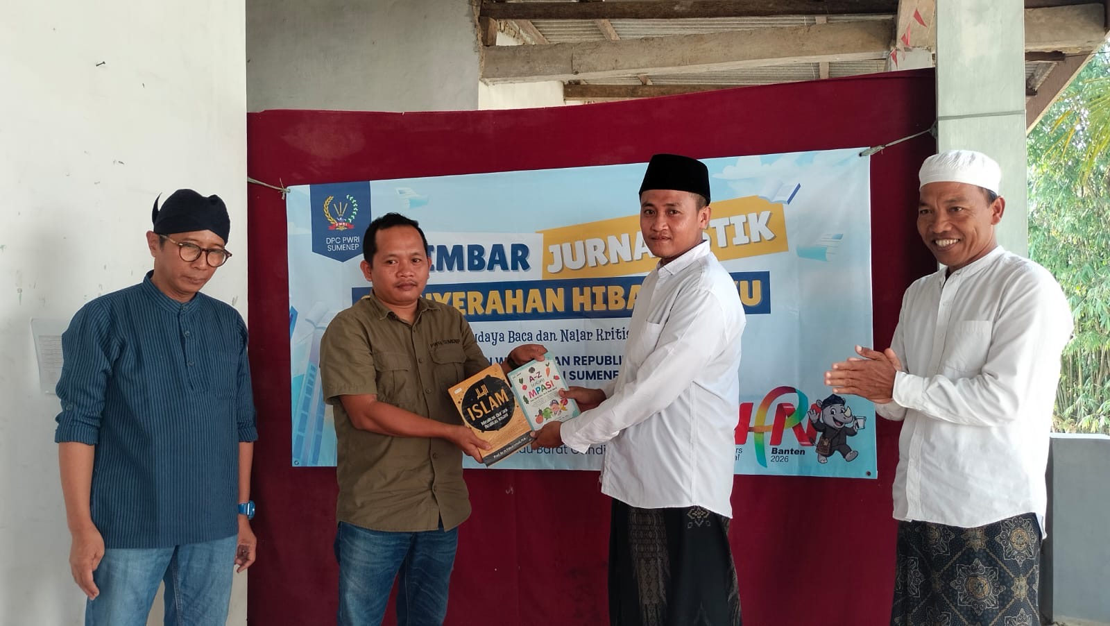 PWRI Sumenep Gelar Mimbar Jurnalistik dan Hibah Buku, Dorong Budaya Baca Generasi Muda