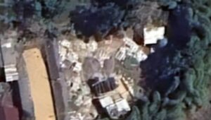 Foto lokasi pemurnian Emas tetlihat dari Google Earth